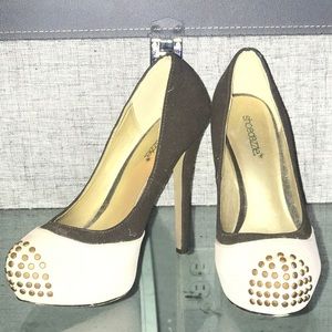 ShoeDazzle heels stilettos size 7.5 nude